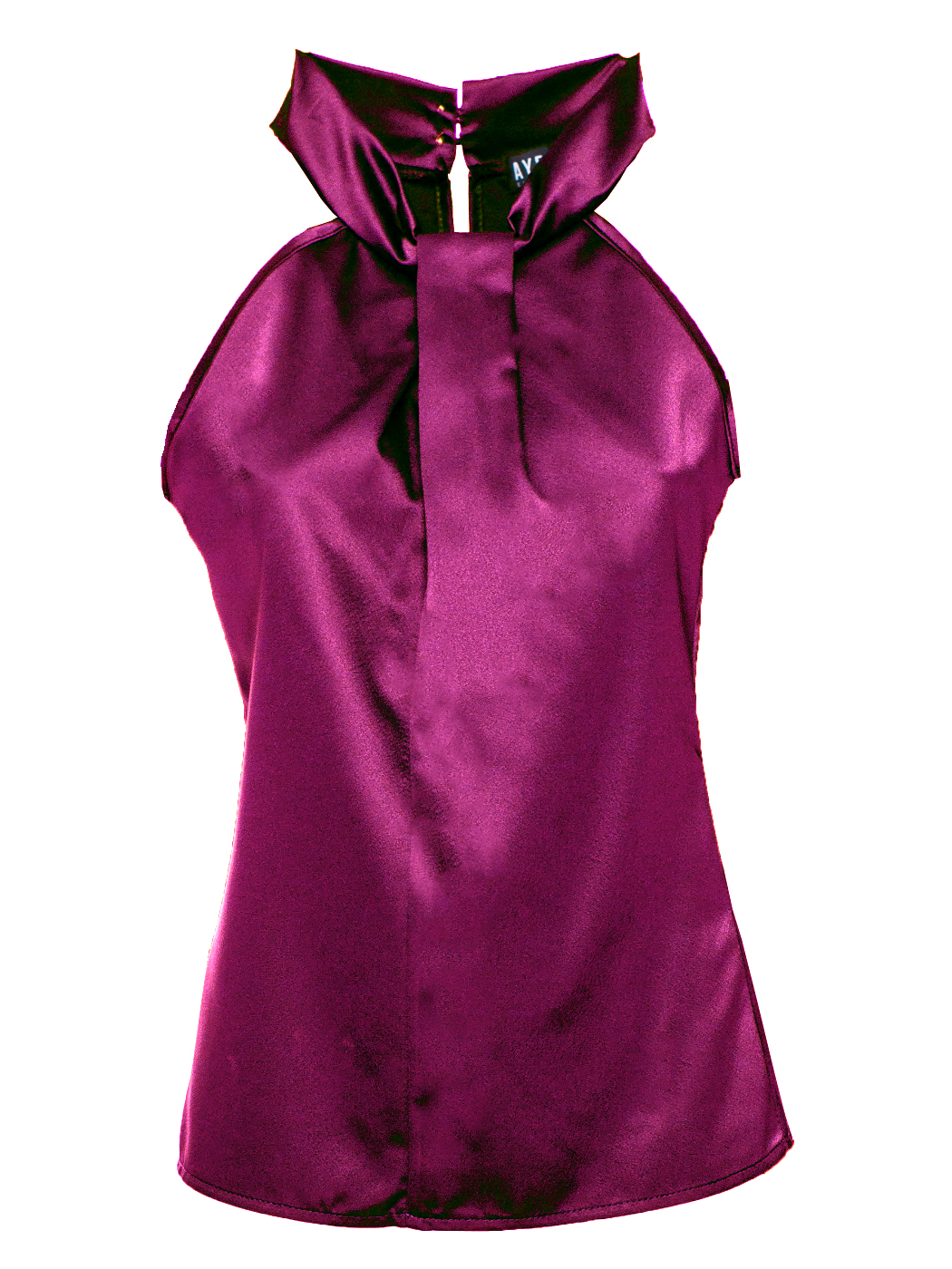 TOP PARICOLLO SENZA MANICHE, 4 TG   - BURGUNDY
